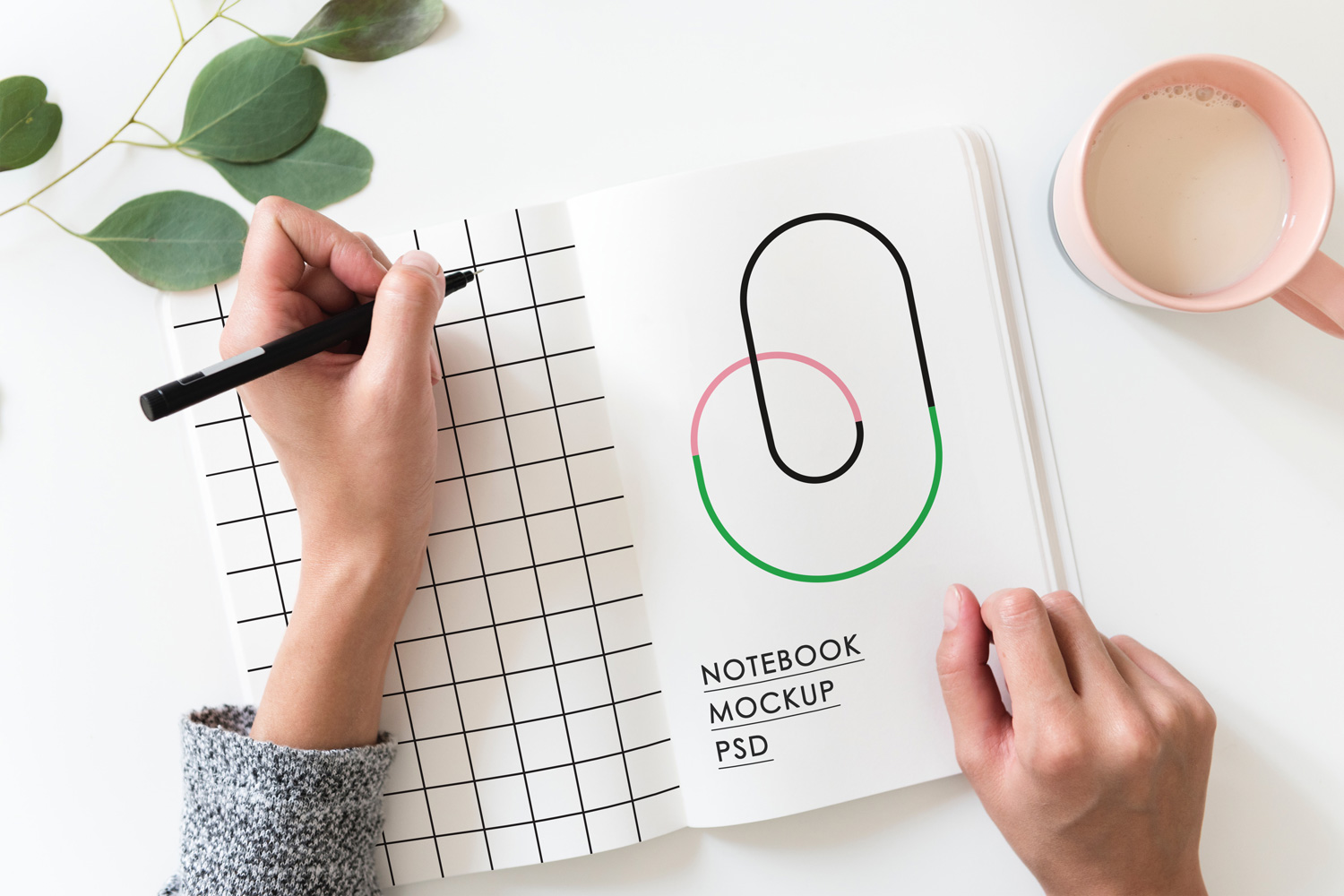 Download Sketchbook Mockup | Free Mockup