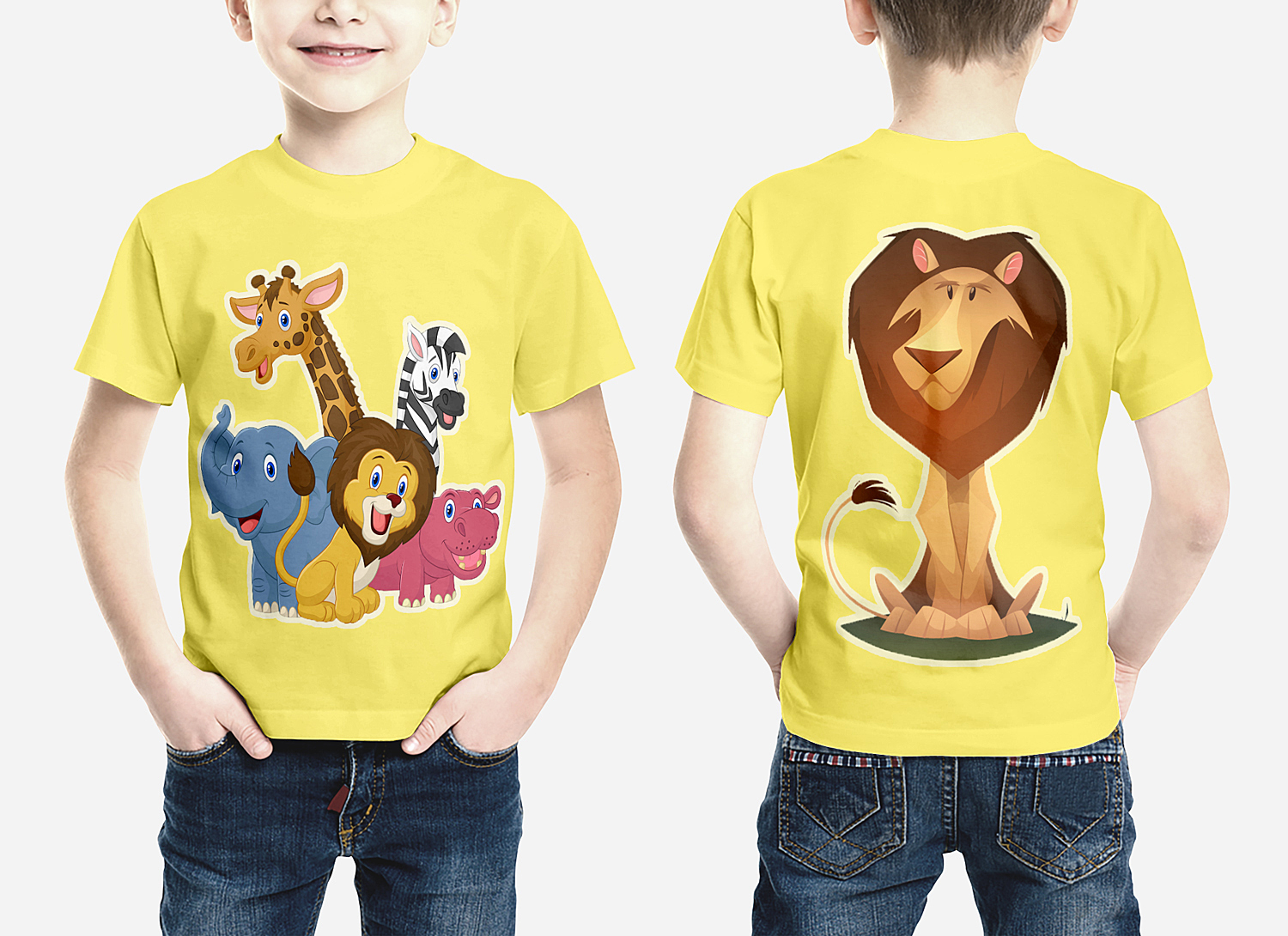 Download Kids T Shirt Mockups Free Mockup Yellowimages Mockups