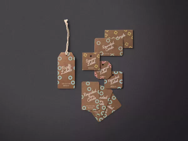 Kraft Label Cards