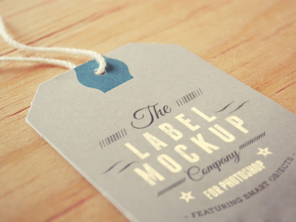 Label Tag Free Mockup