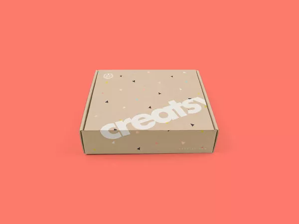 Mailing Box Mockup Free