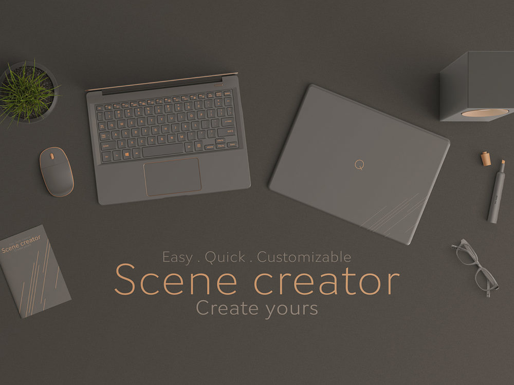 Download Scene-Creator-Mockup-01 | Free Mockup