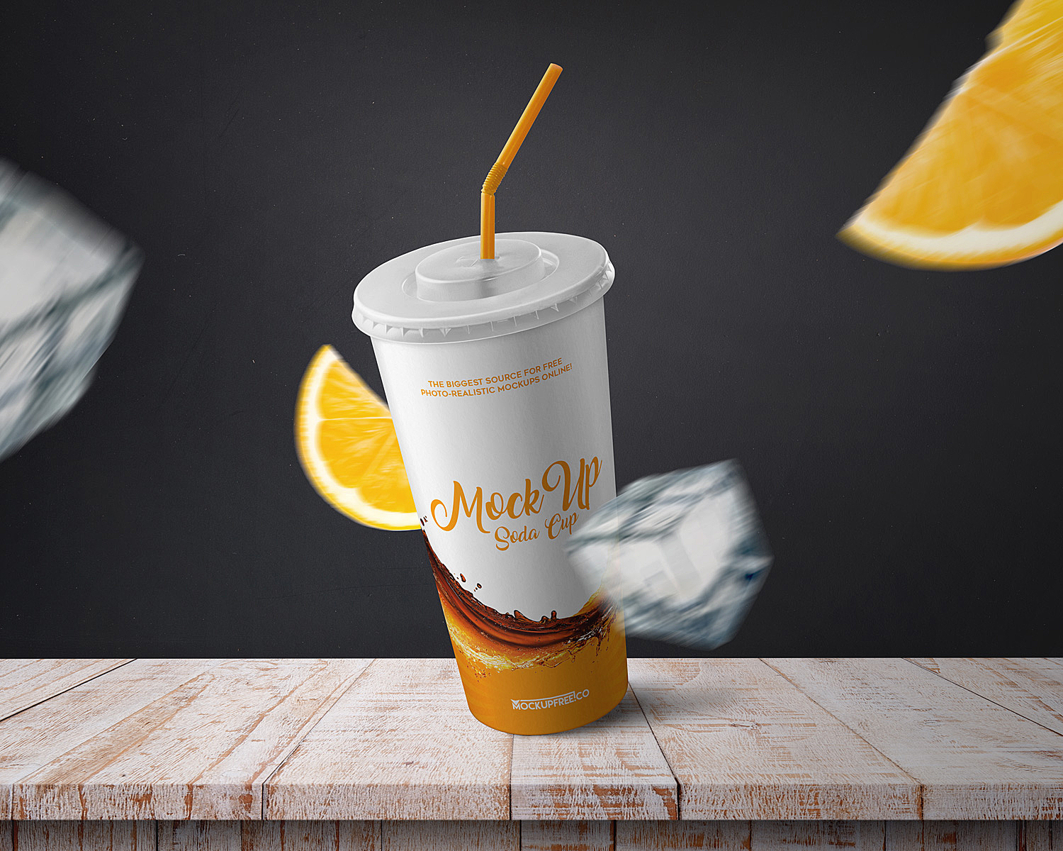 3 Mockups of Soda Drink Cup with Straw (FREE) - Resource Boy