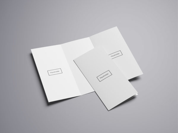 Tri-Fold Brochure Mockup Free