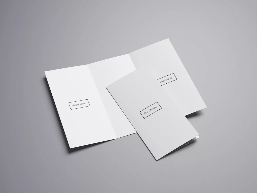 Tri-Fold Brochure Mockup Free