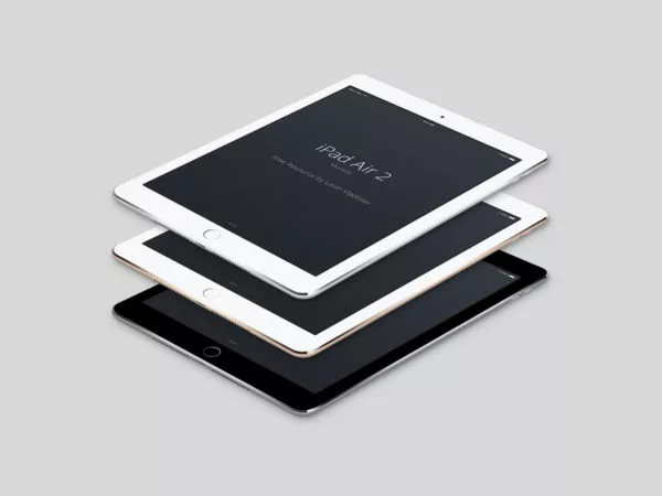 iPad Air 2 Perspective Mockup