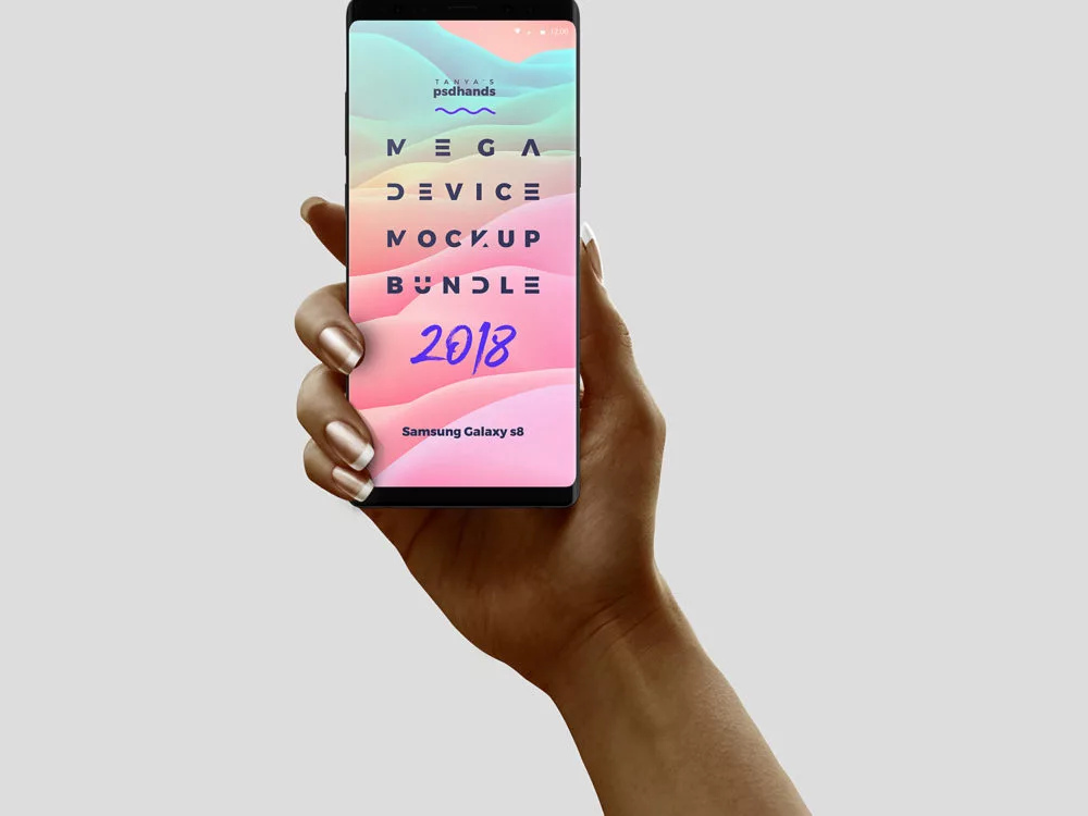 iPhone X iPhone 8 Samsung S8 Mockups