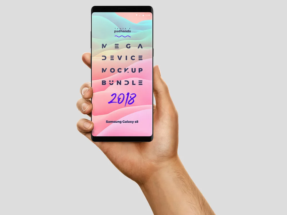 iPhone X iPhone 8 Samsung S8 Mockups