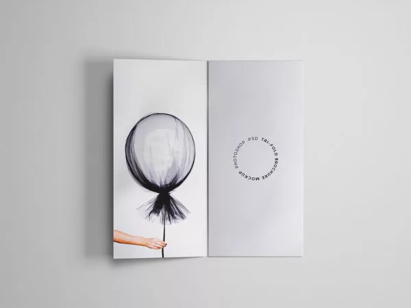 A4 Trifold Brochure Mockup