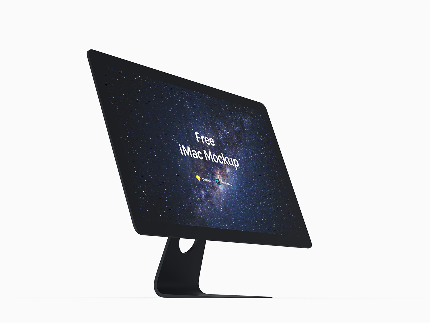 Download iMac Template PSD | Free Mockup