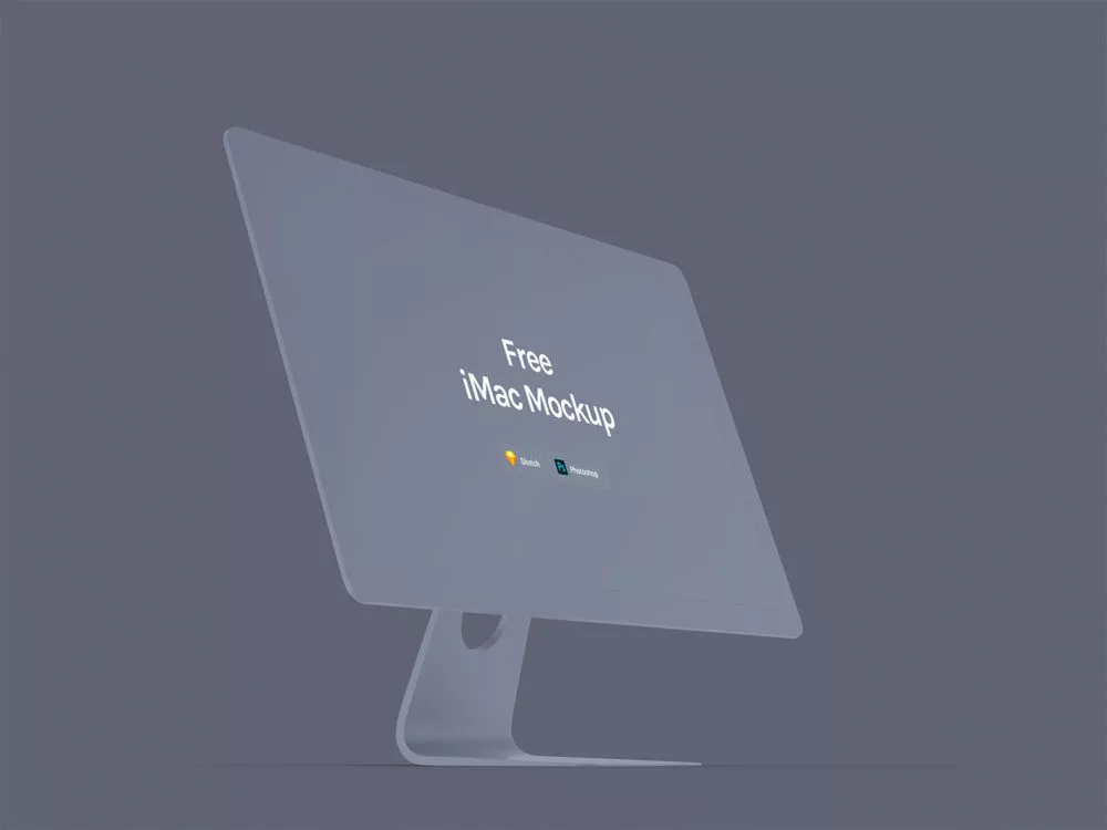 Apple iMac Mockups Free