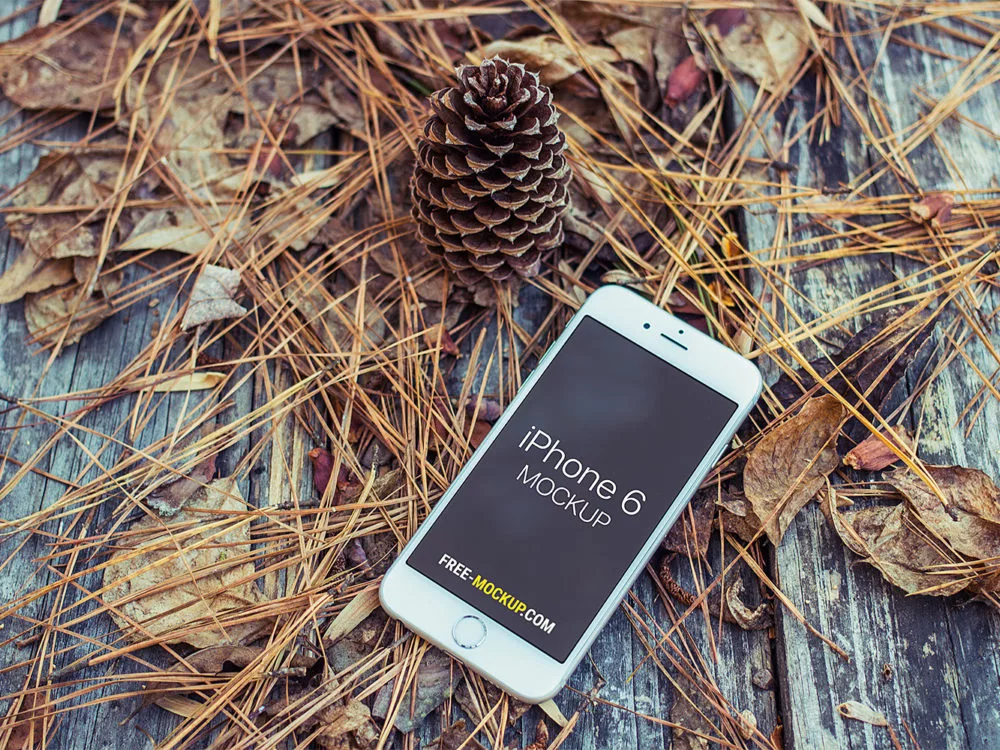 Autumn iPhone 6 Mockup Free