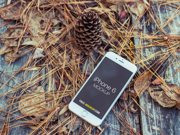 Autumn iPhone 6 Mockup Free