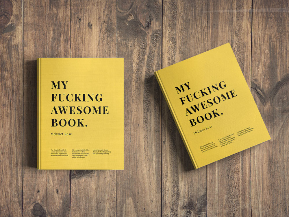 Book Cover Mockup Free