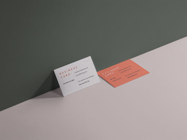 Business Card Mockup. Branding Mockup Free