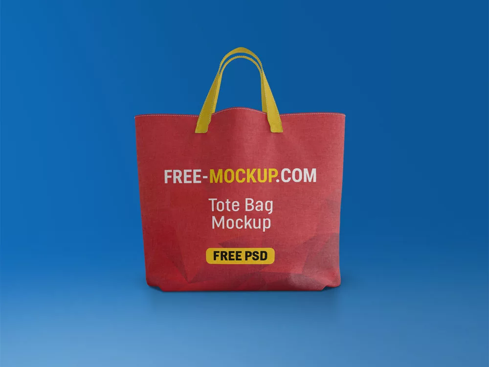 Canvas Tote Bag Mockup Free