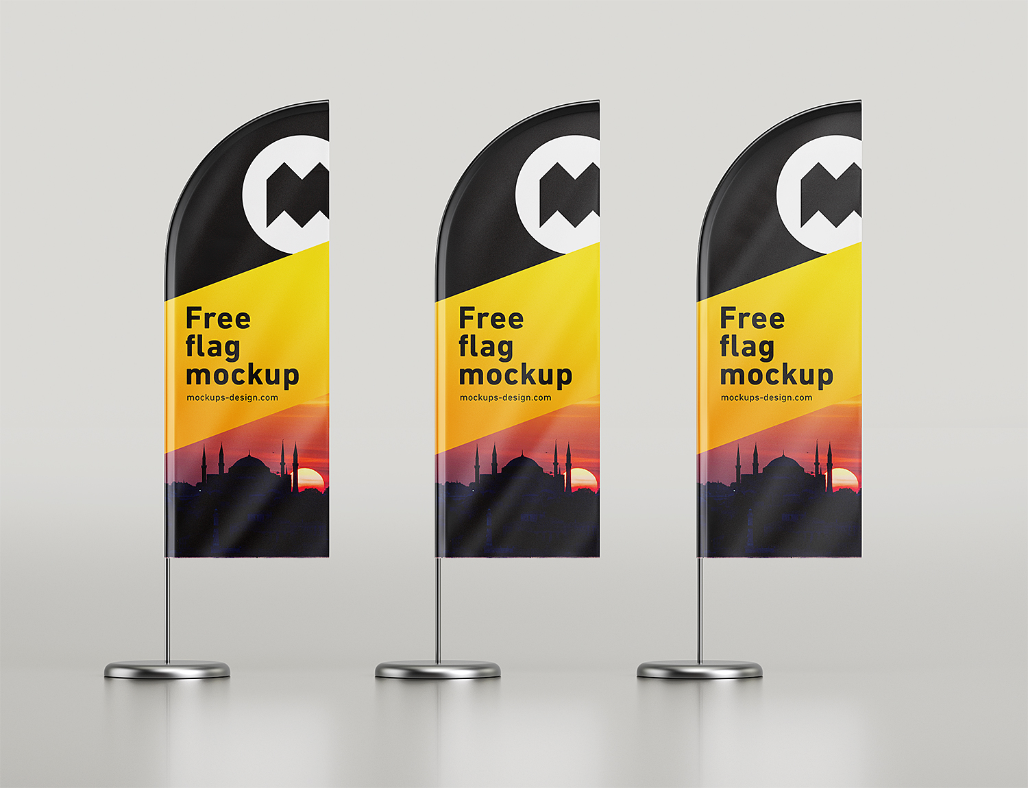 Download Flags Mockups Free Mockup