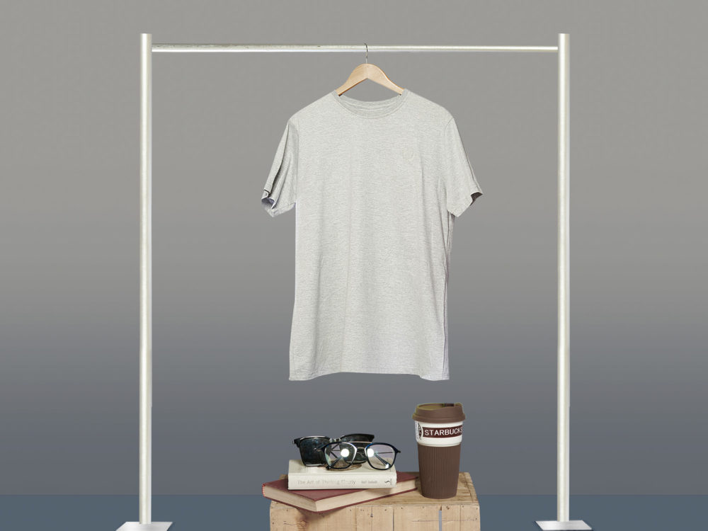 Download Free Grey Hanging T Shirt Mockup Free Mockup