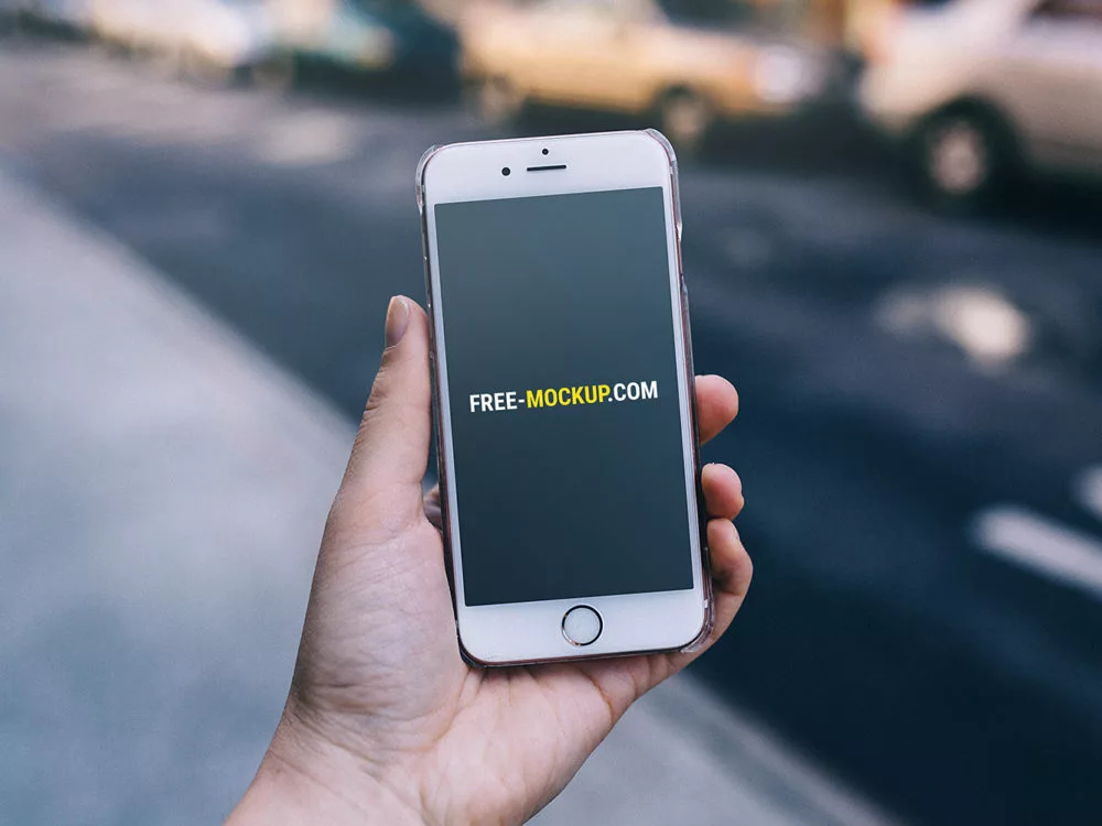 4 Free iPhone Mockups Pack