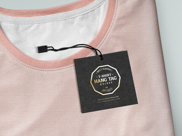 Label Tag Mockup Free