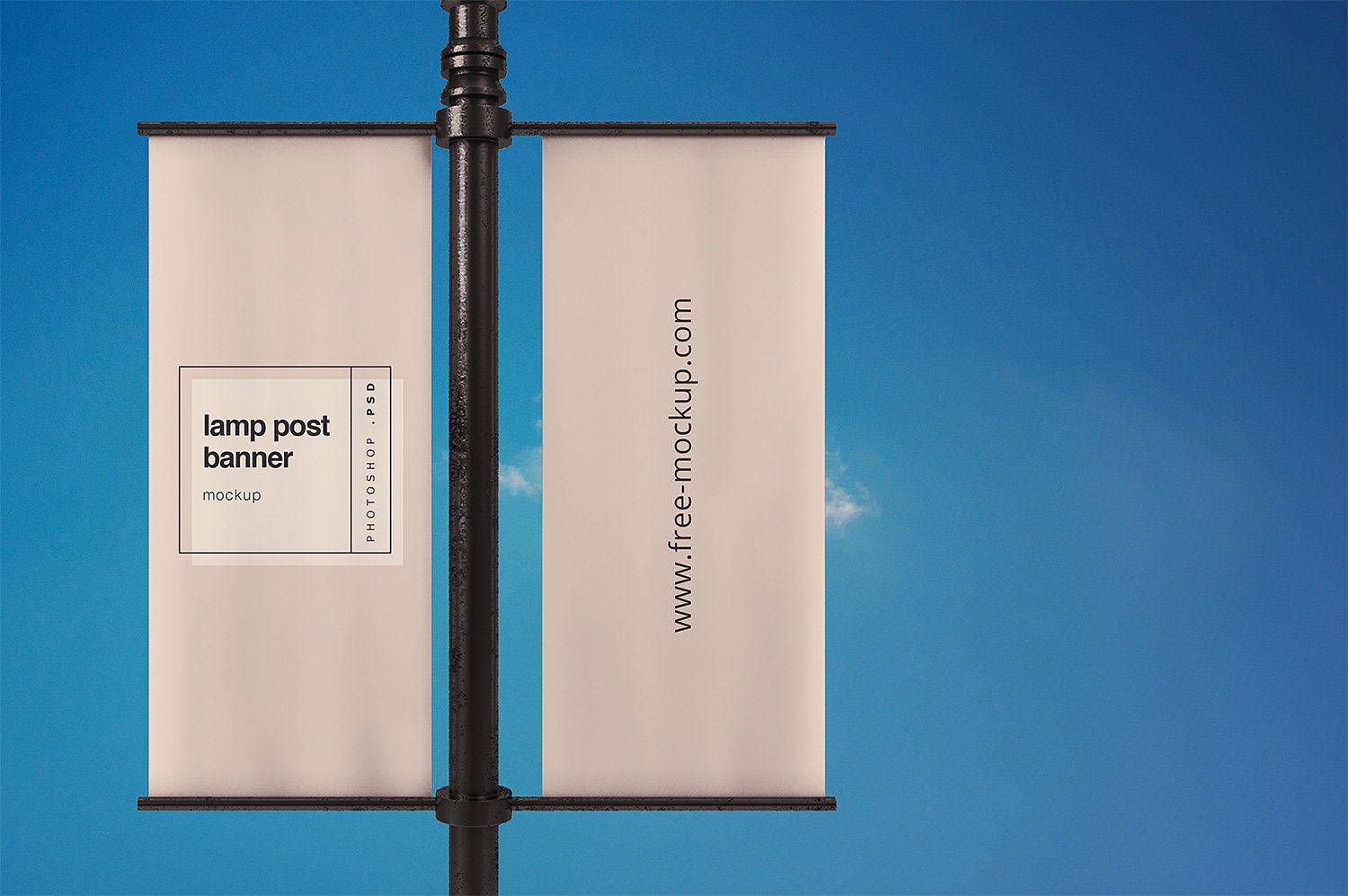 Download Lamp Post Banner Mockup Free Mockup PSD Mockup Templates