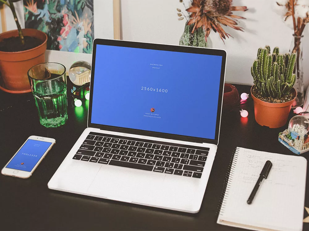 MacBook Pro and iPhone 6s Mockup Pack