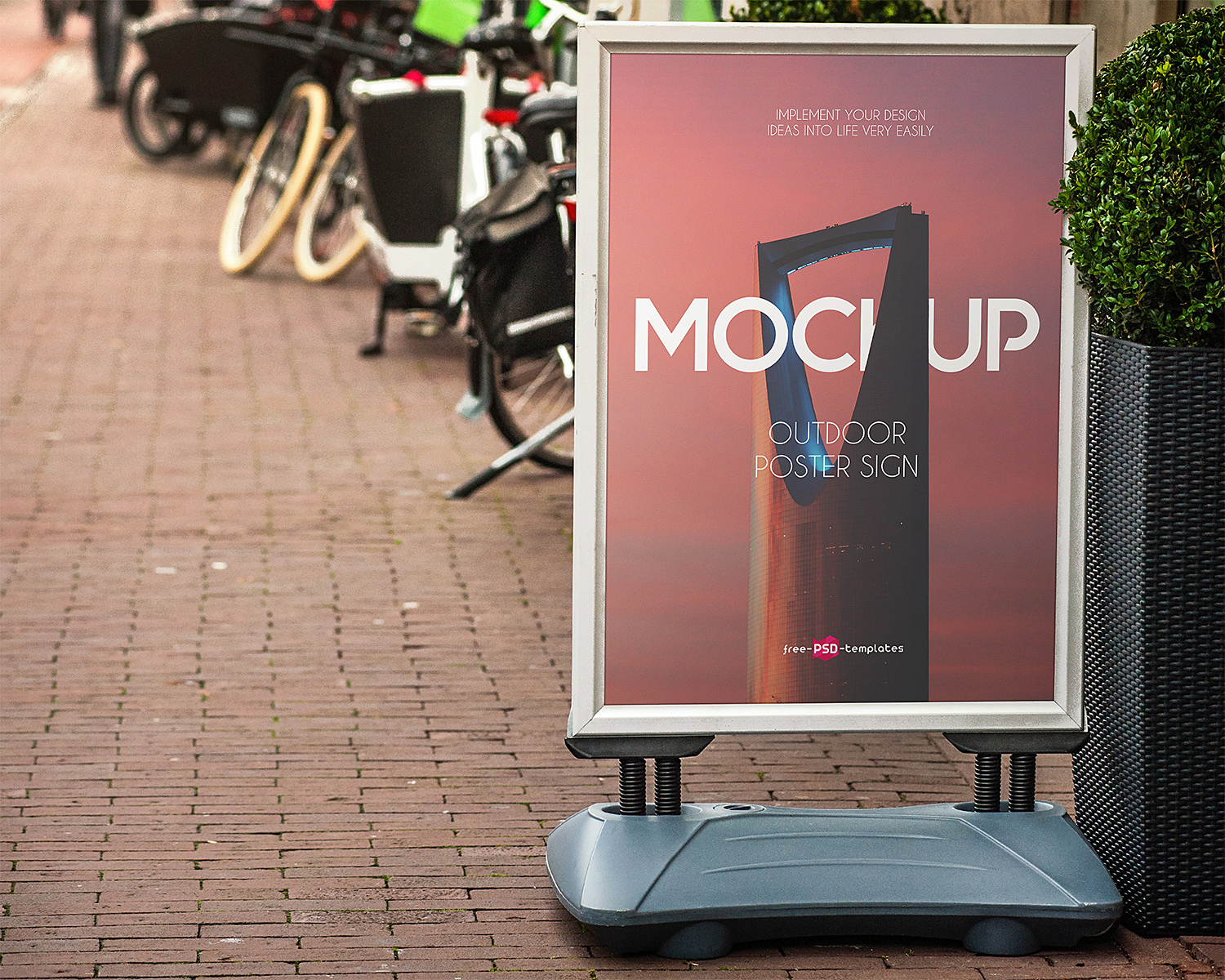 Download Outdoor-Poster-Sign-Mock-Up-Free | Free Mockup