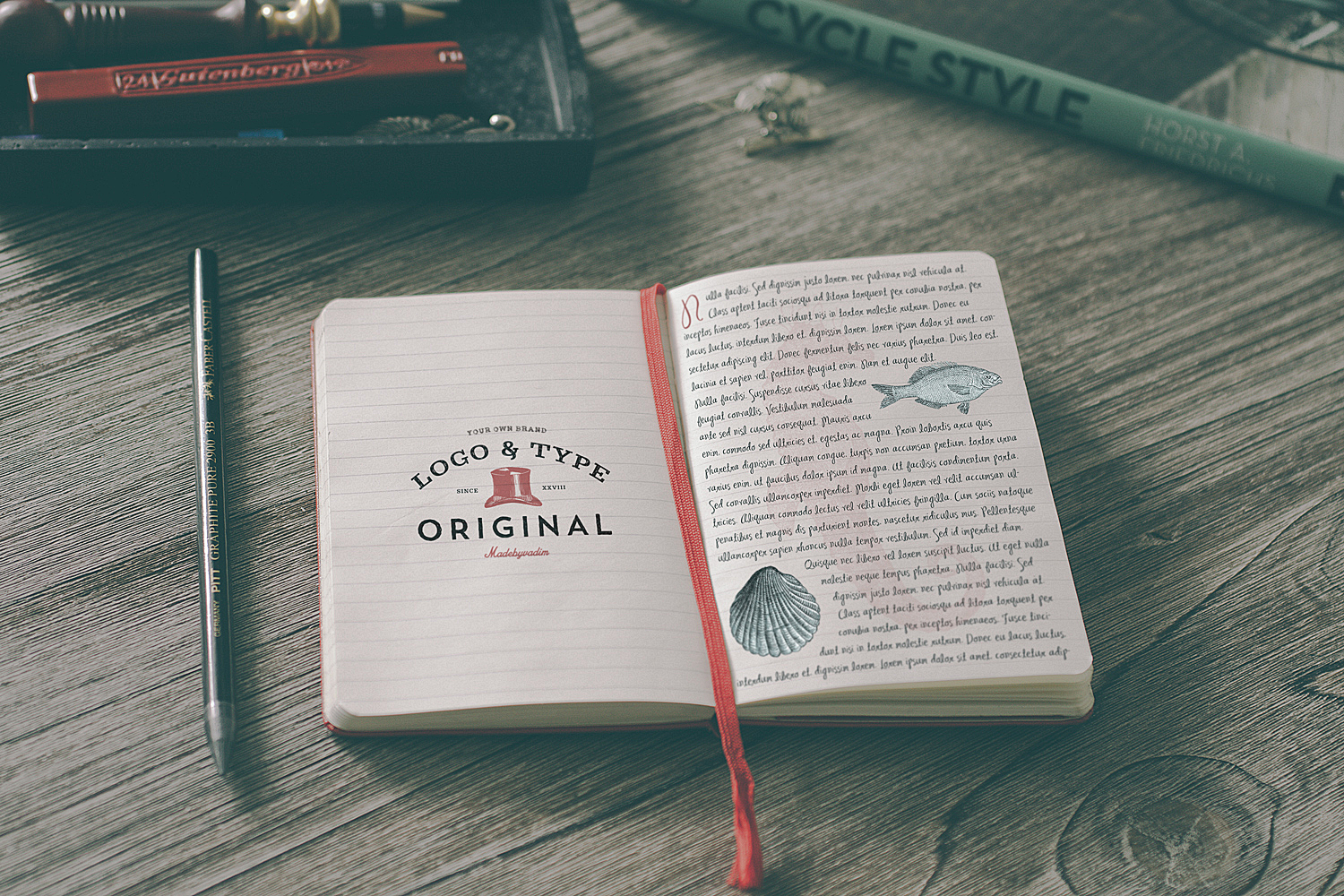 Download Sketchbook Mockup Free Notebook Mock Up Free Mockup