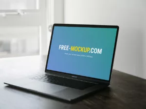 Space Grey MacBook Pro Mockup | Free Mockup