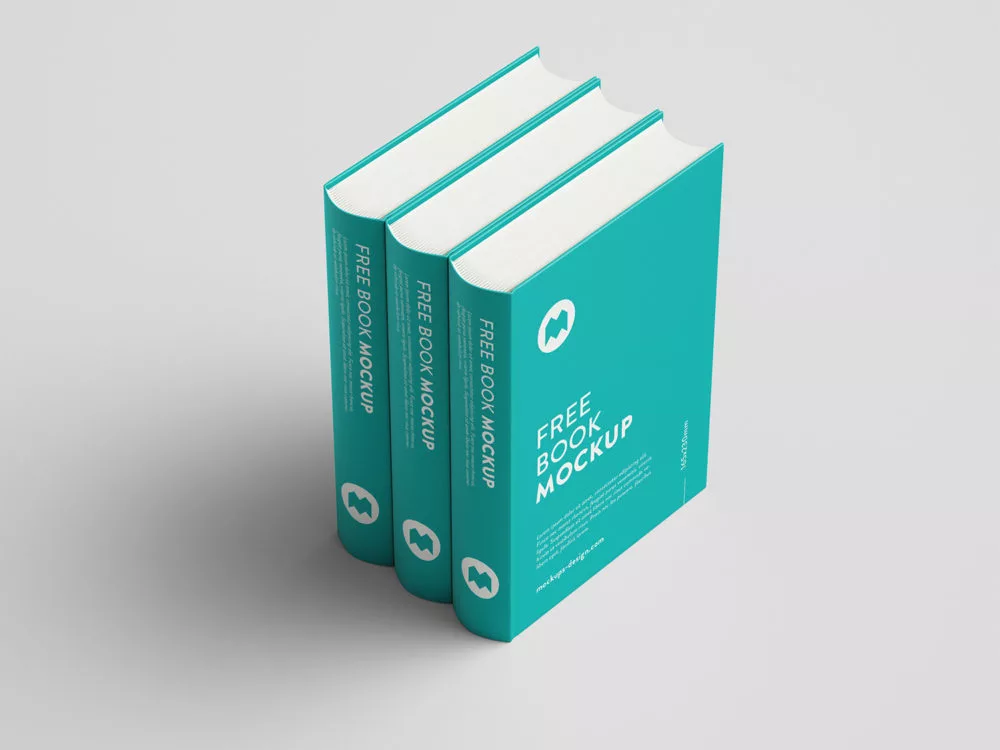 Thick Book Mockup Free