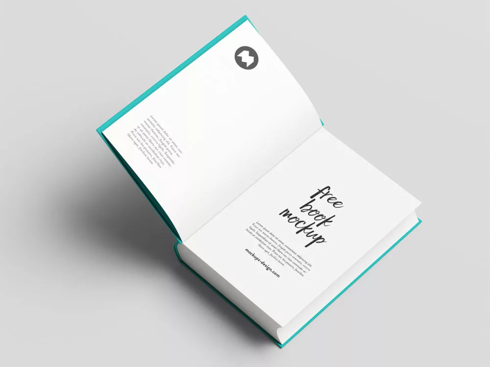 Thick Book Mockup Free