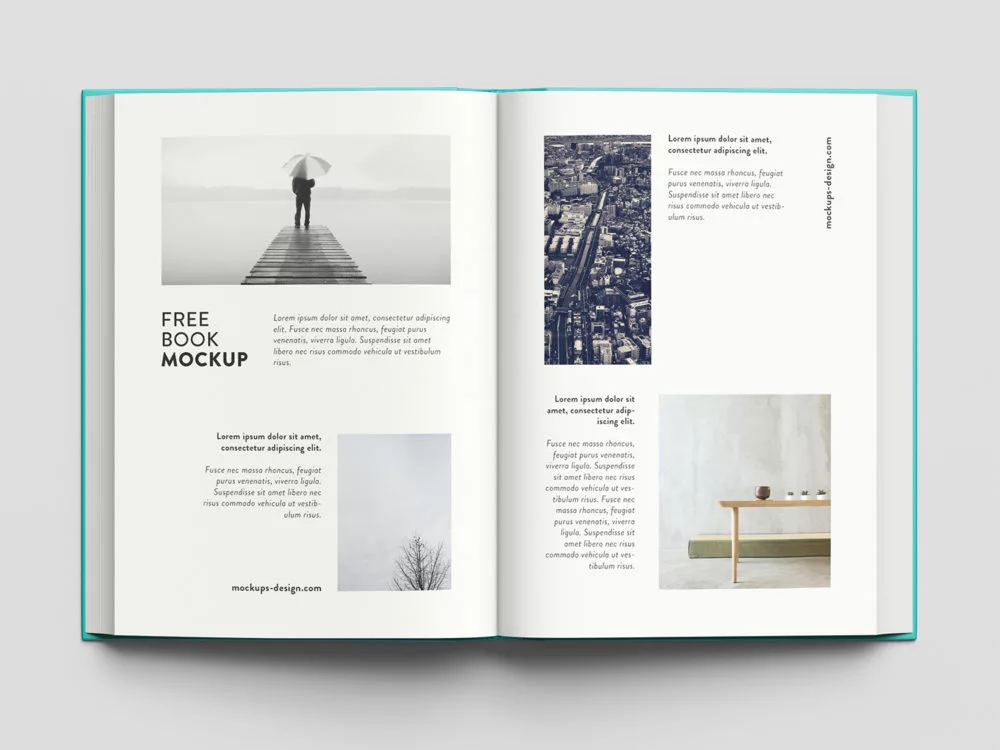 Thick Book Mockup Free