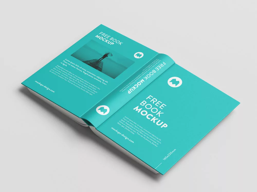 Thick Book Mockup Free