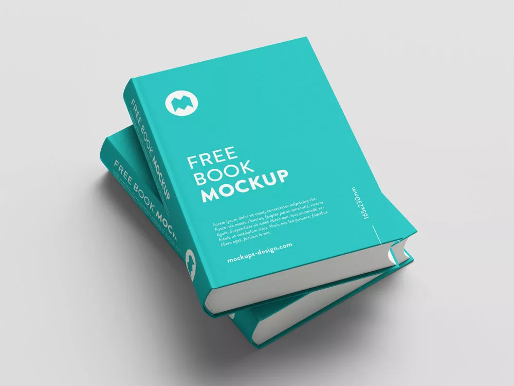 Thick Book Mockup Free