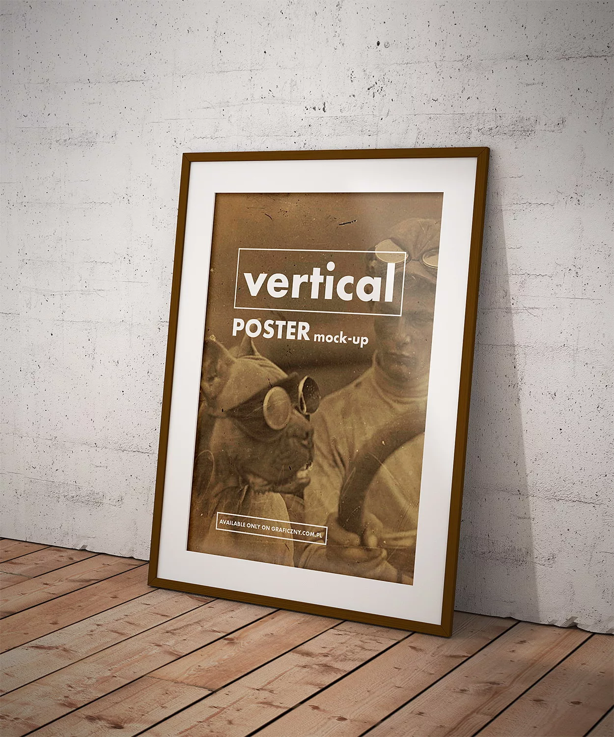 Vintage Posters Frame Mockup Free Mockup