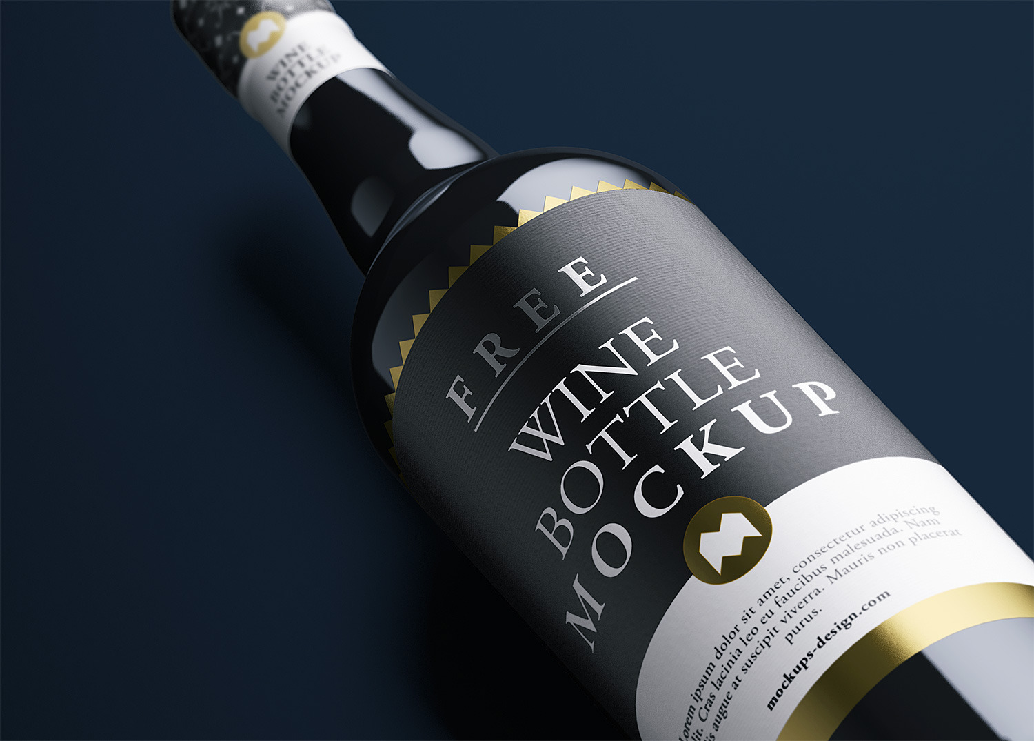 Wine Bottle Mockup Free Wine Bottle Mockup Free