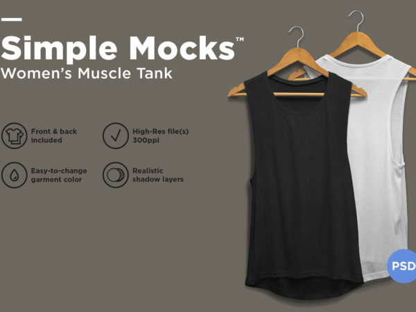 Women’s Muscle Tank Mockup