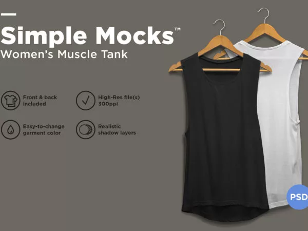 Women’s Muscle Tank Mockup
