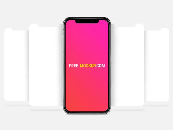 iPhone X App Presentation Mock Up Free