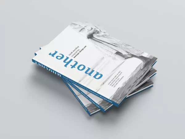 A4 Hardcover Book Mockup