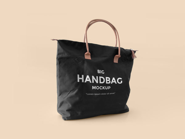 Big Handbag Mockup Free