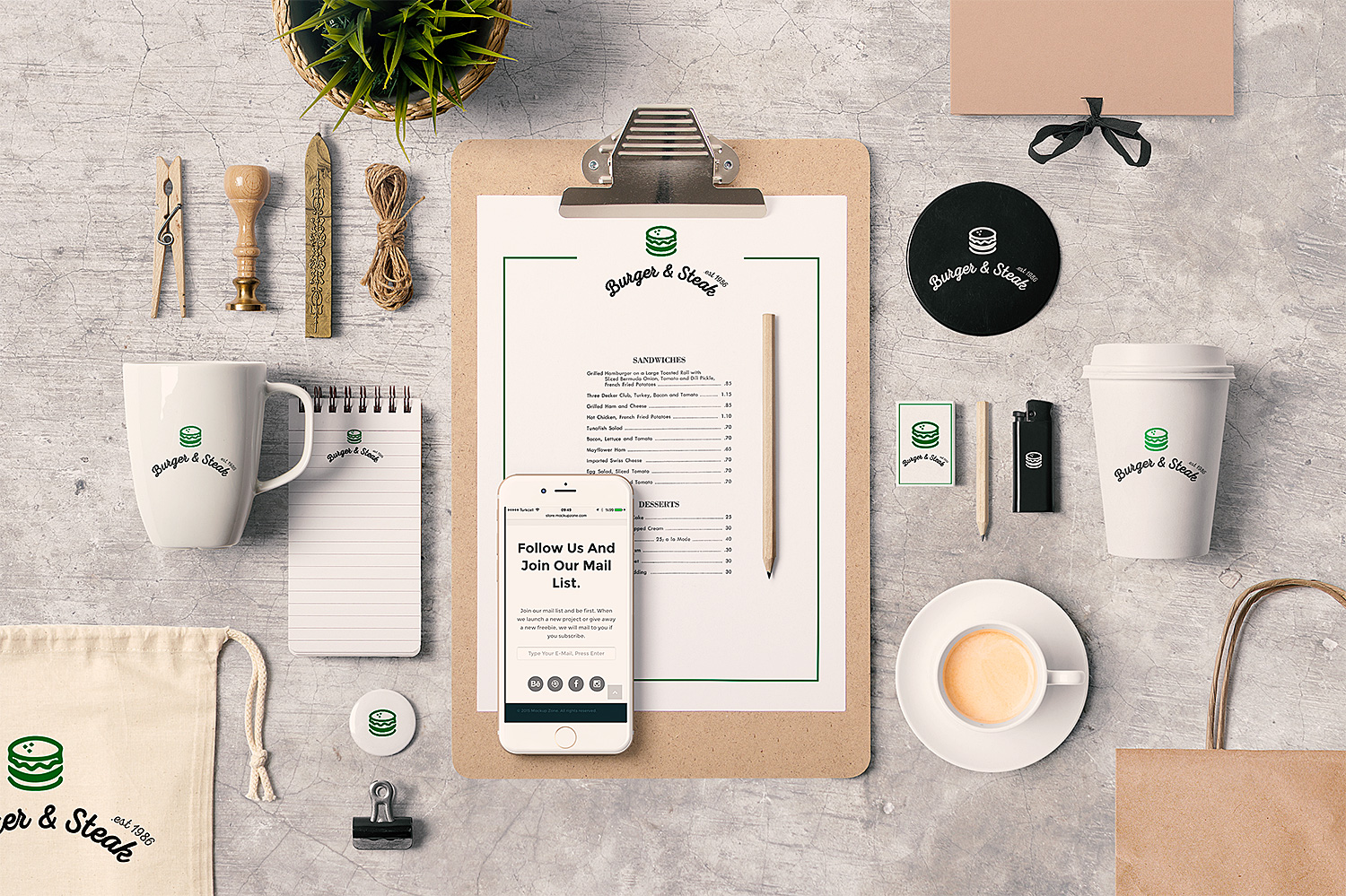 Branding Mockup Pack Free | Free Mockup