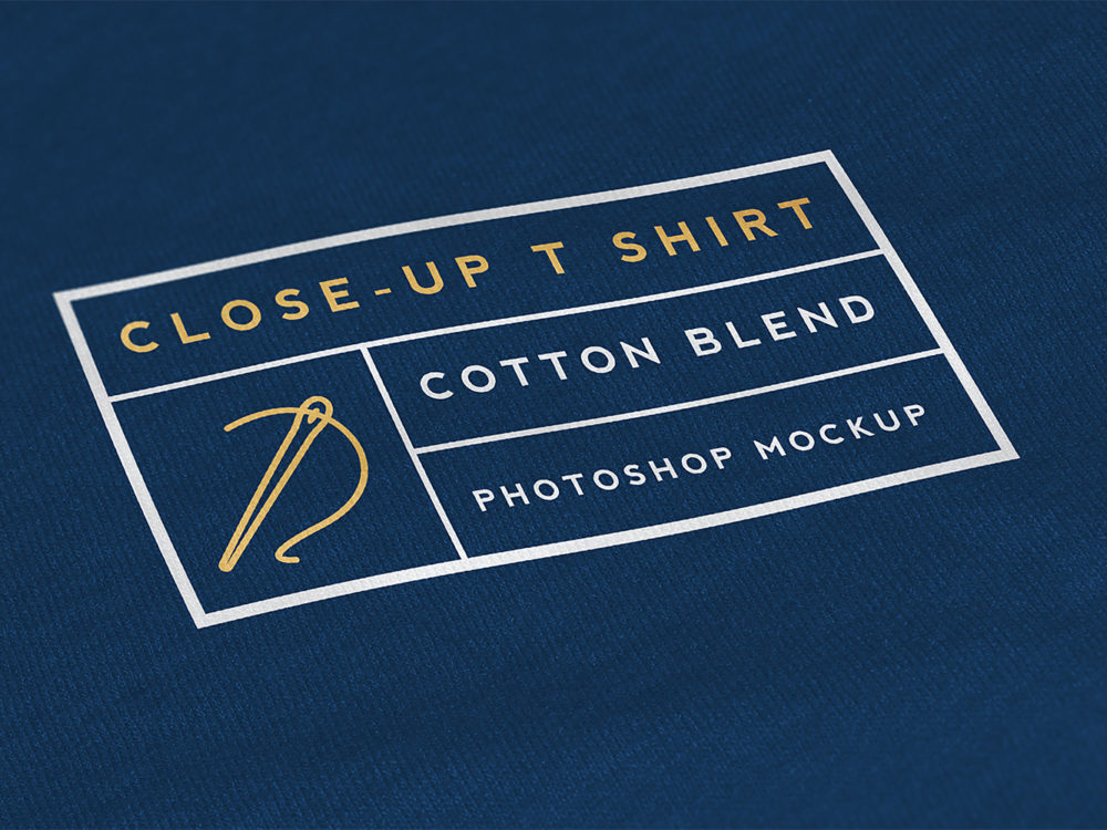 Close-Up T-Shirt Mockup