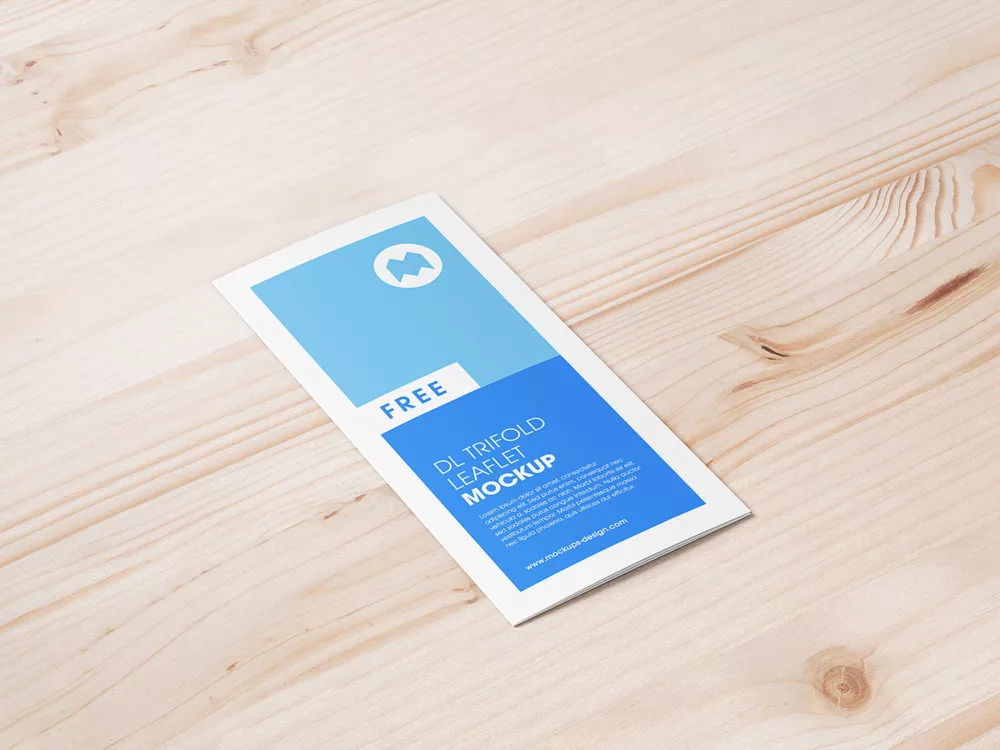 Trifold Leaflet Mockup Free