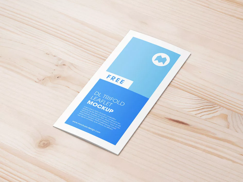 Trifold Leaflet Mockup Free