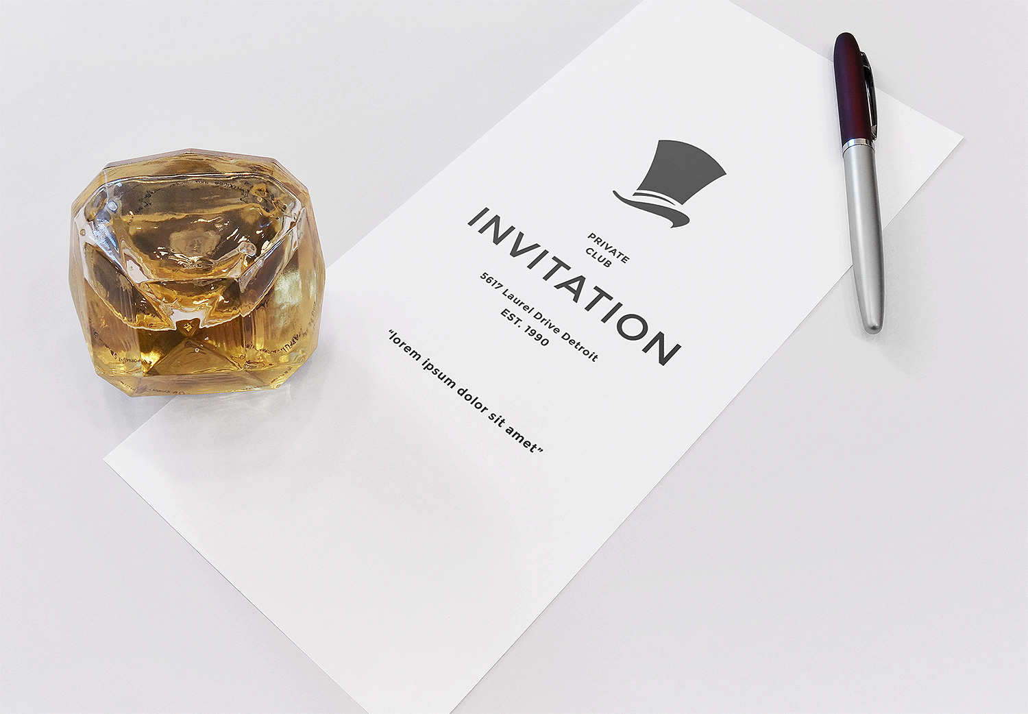 Download Invitation Mockup Free PSD | Free Mockup