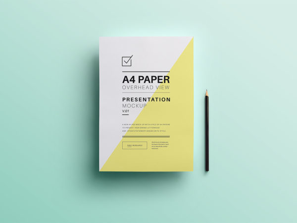 Letterhead Mockup Free