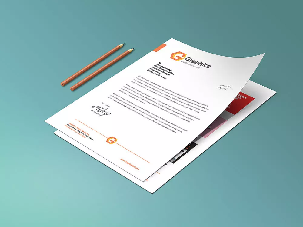 Letterhead Mockup Free