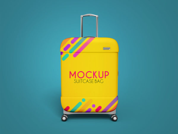 Suitcase Bag Mockups Free
