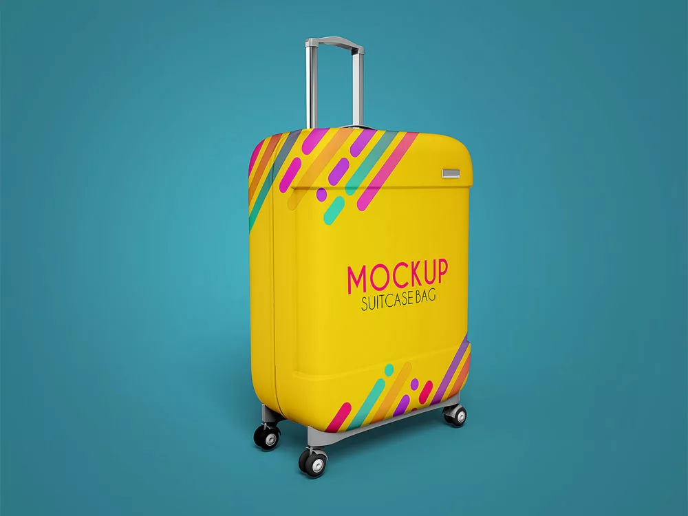 Suitcase Bag Mockups Free